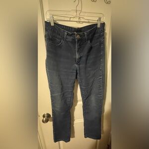 Lee Women's Cropped Jeans in Dark Blue